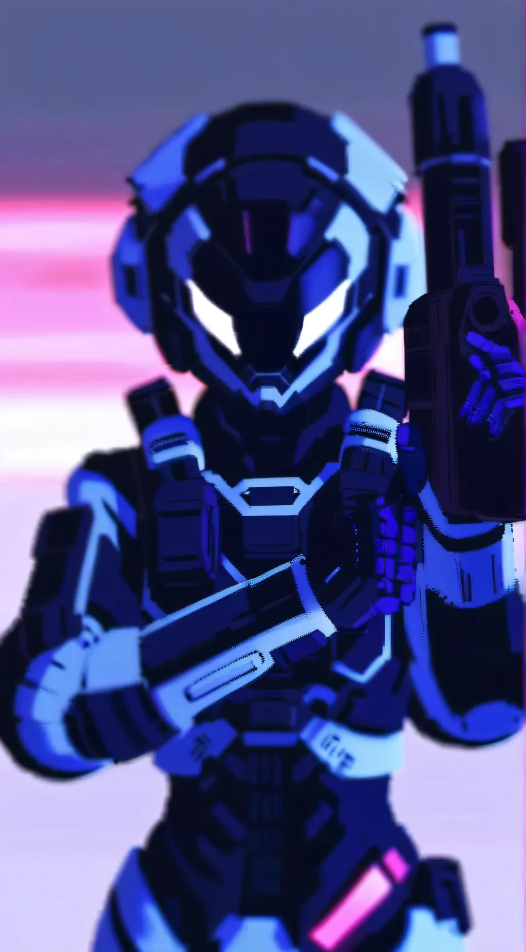 ai character: Uzi background