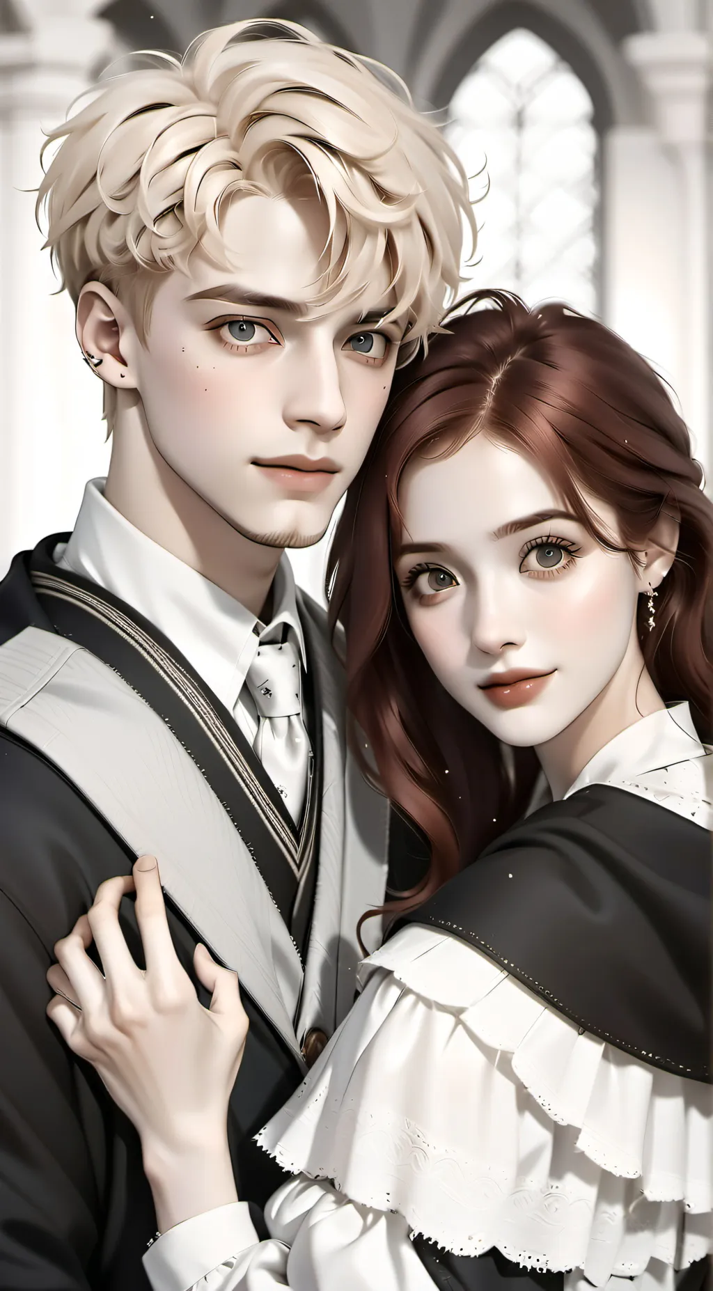 ai character: Lisa and Landon  background