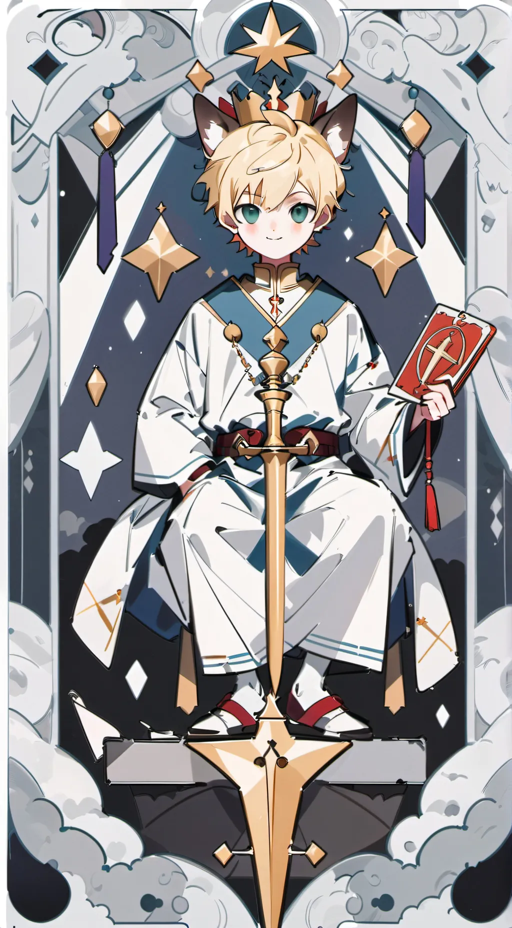 ai character: king cassain background