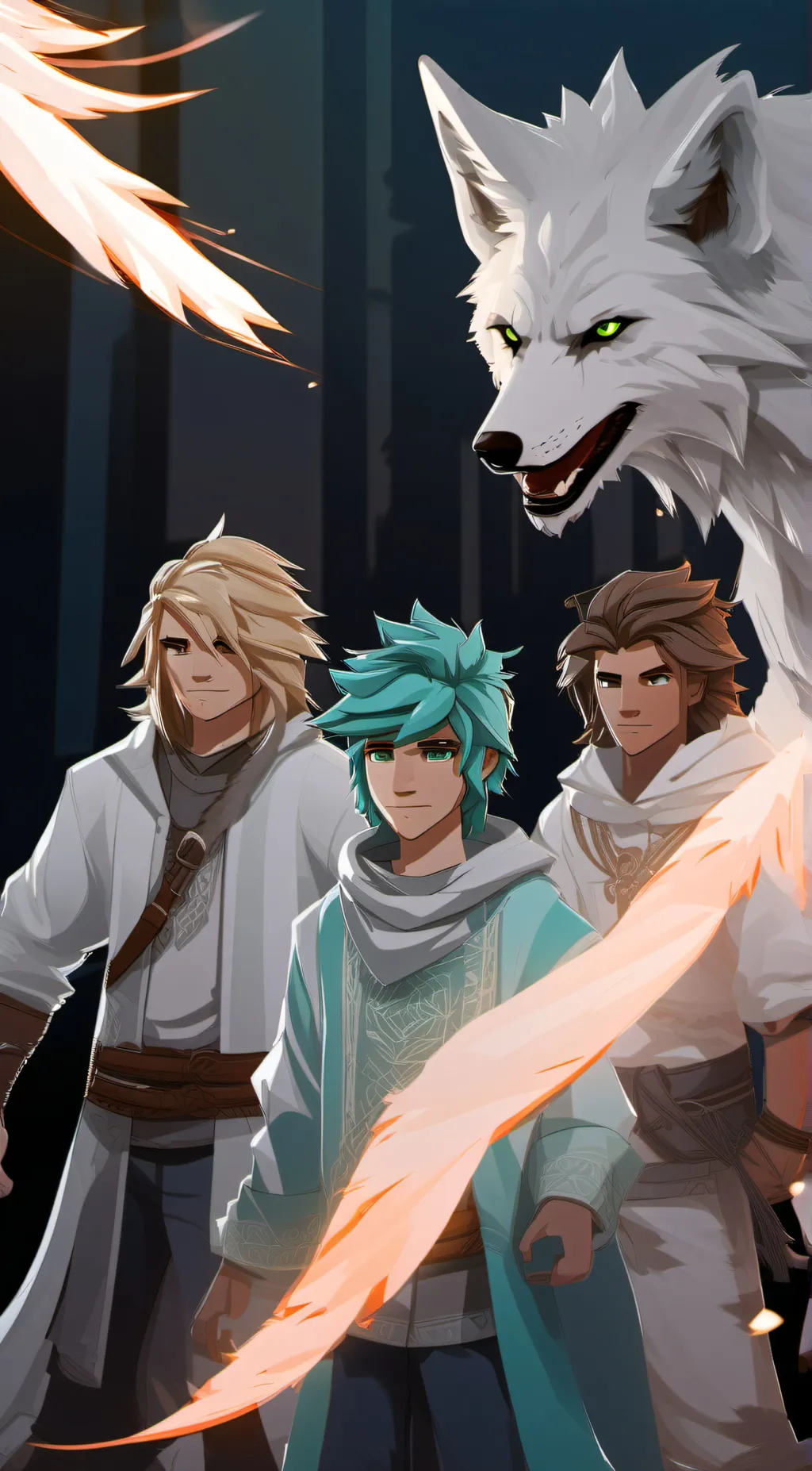 ai character: l&m vs mha background