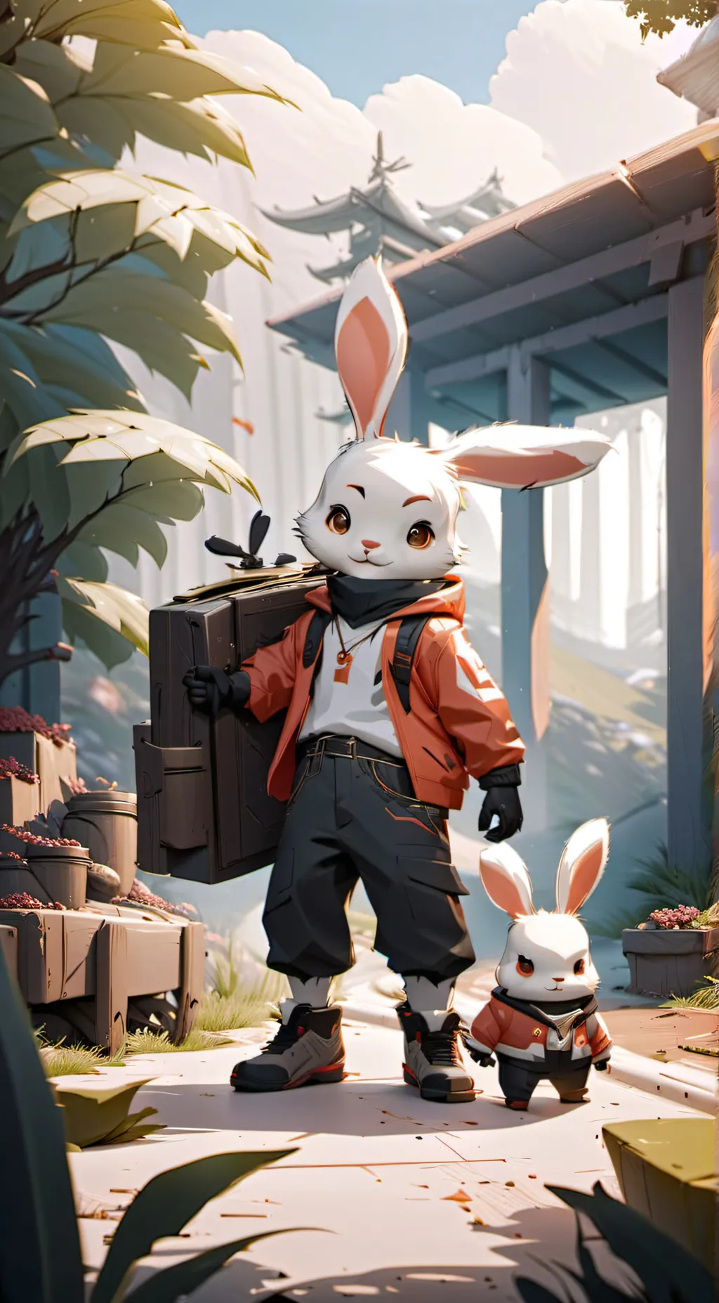Talkie AI - Chat with gangsta red bunnys