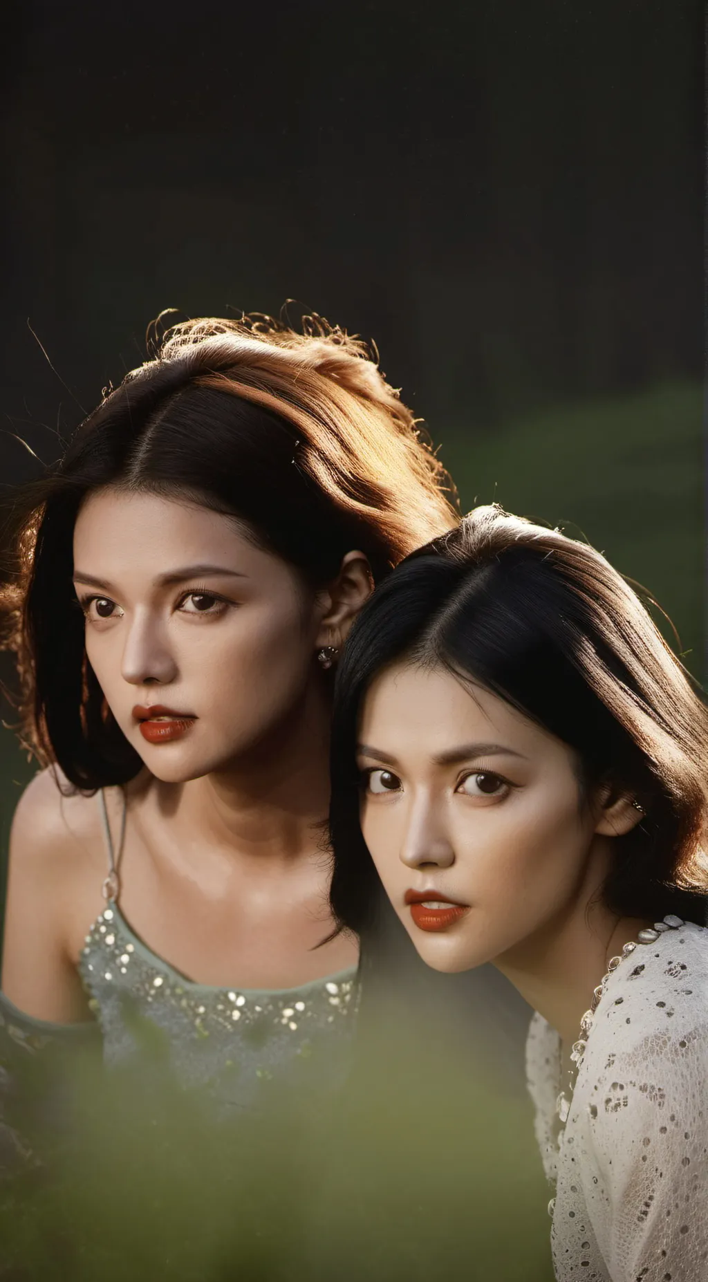 ai character: Alison and London  background