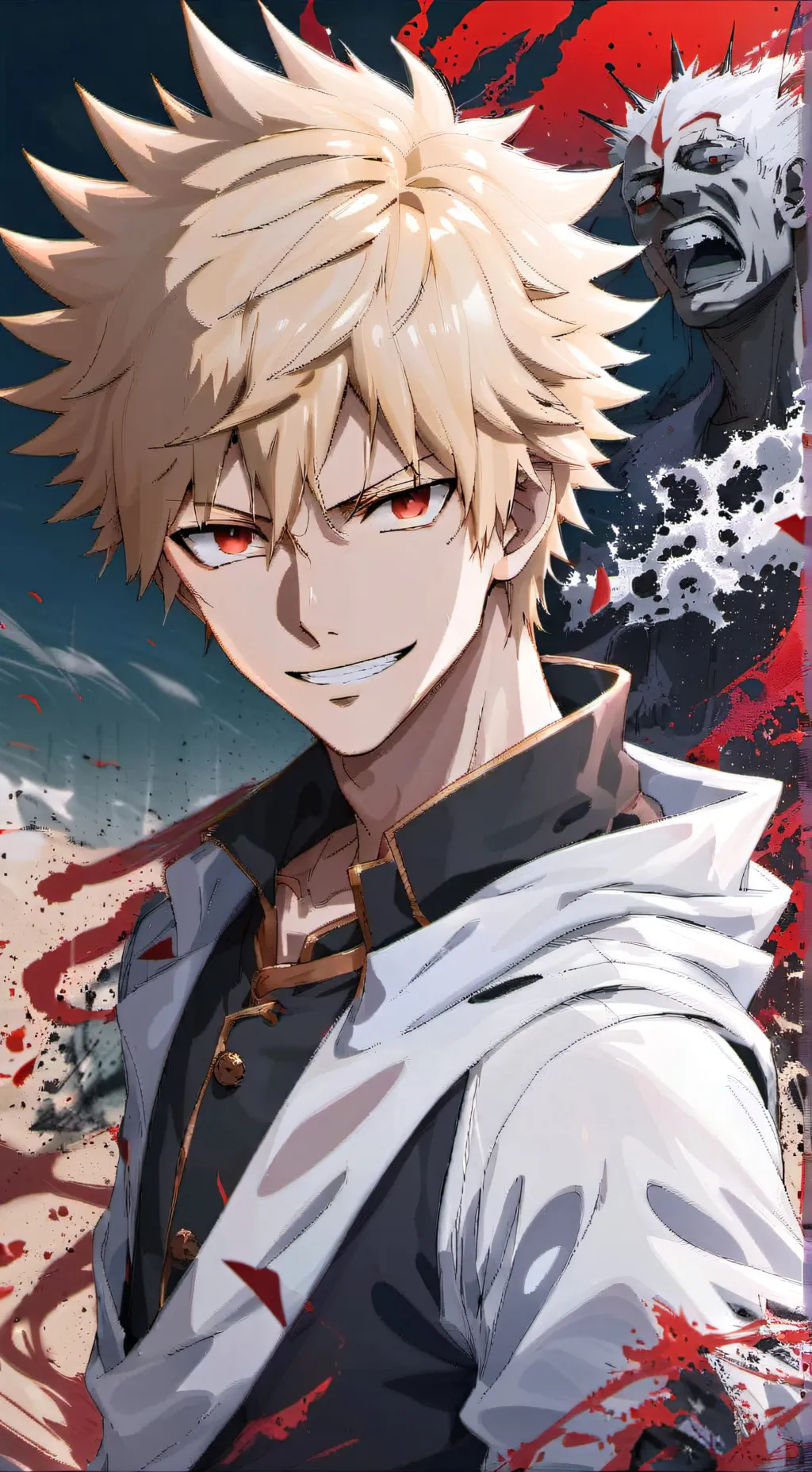 ai character: Kacchan background