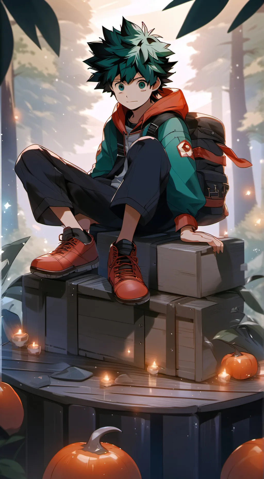 ai character: bakudeku background