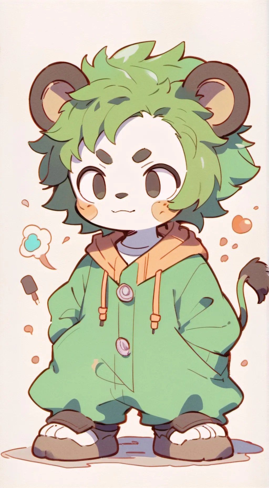 ai character: Testy background
