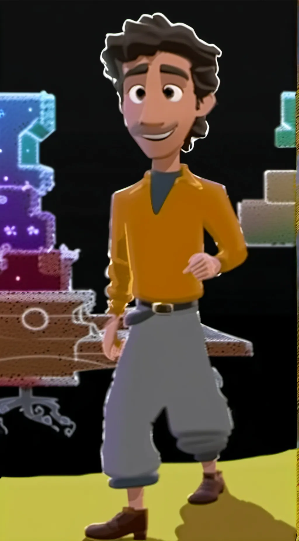 ai character: Safi  background