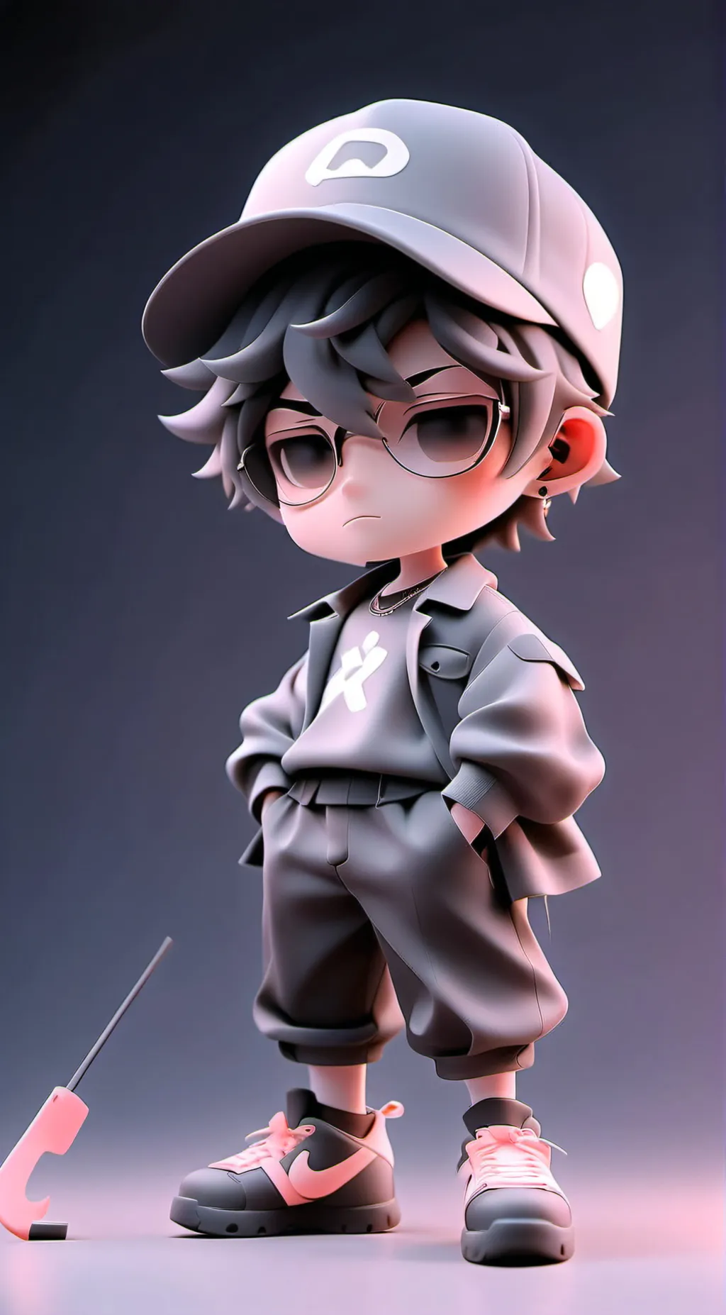 ai character: Custard background