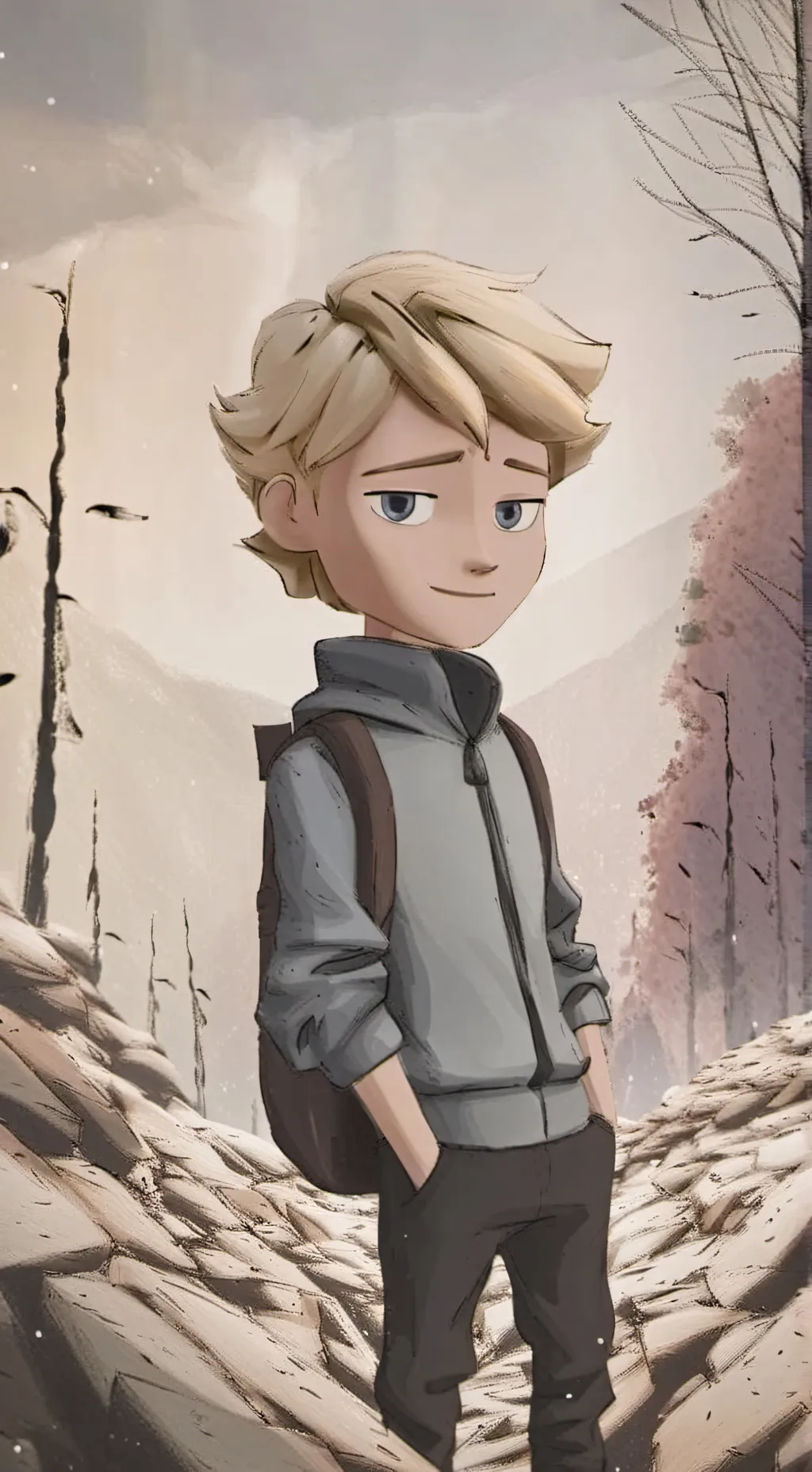 ai character: Adrien Agreste  background