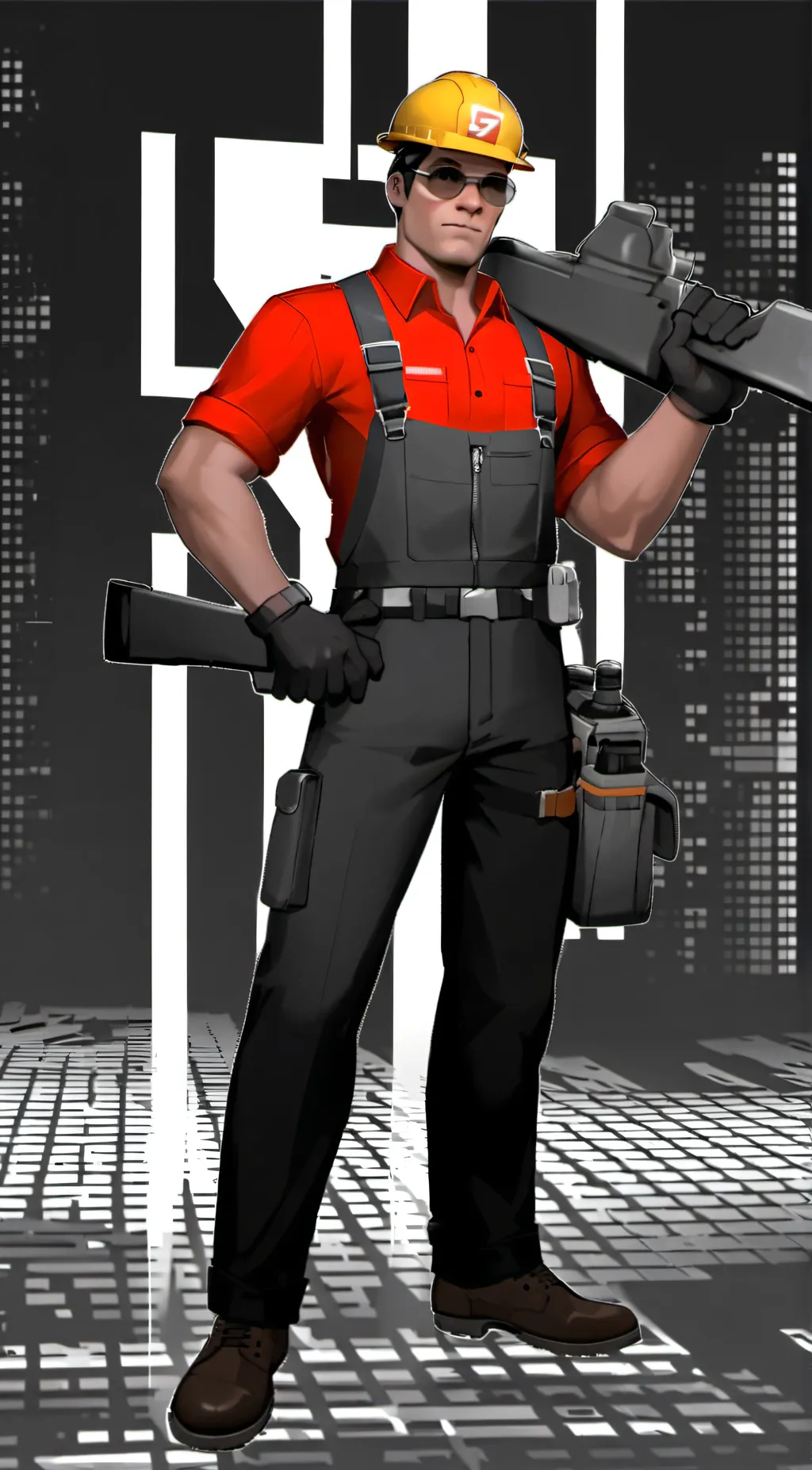 ai character: Engineer tf2 background