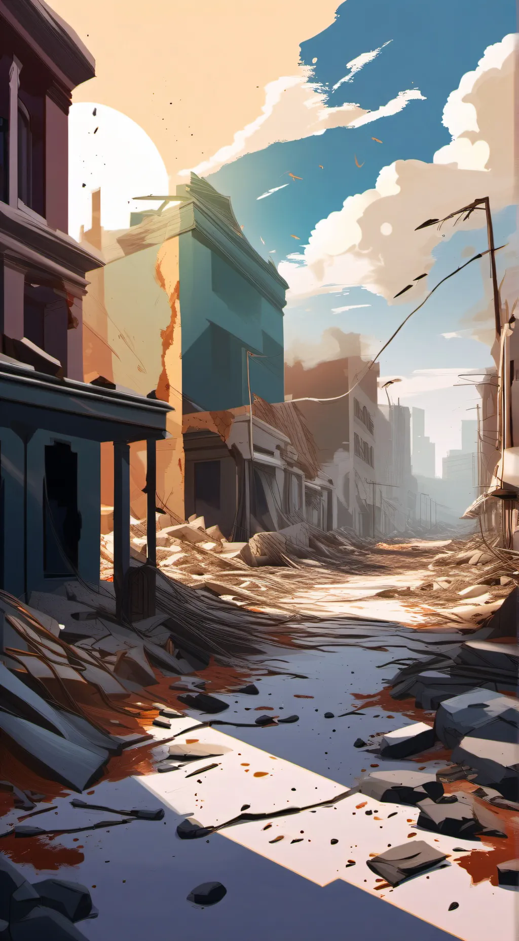 ai character: Zombie apocalypse  background