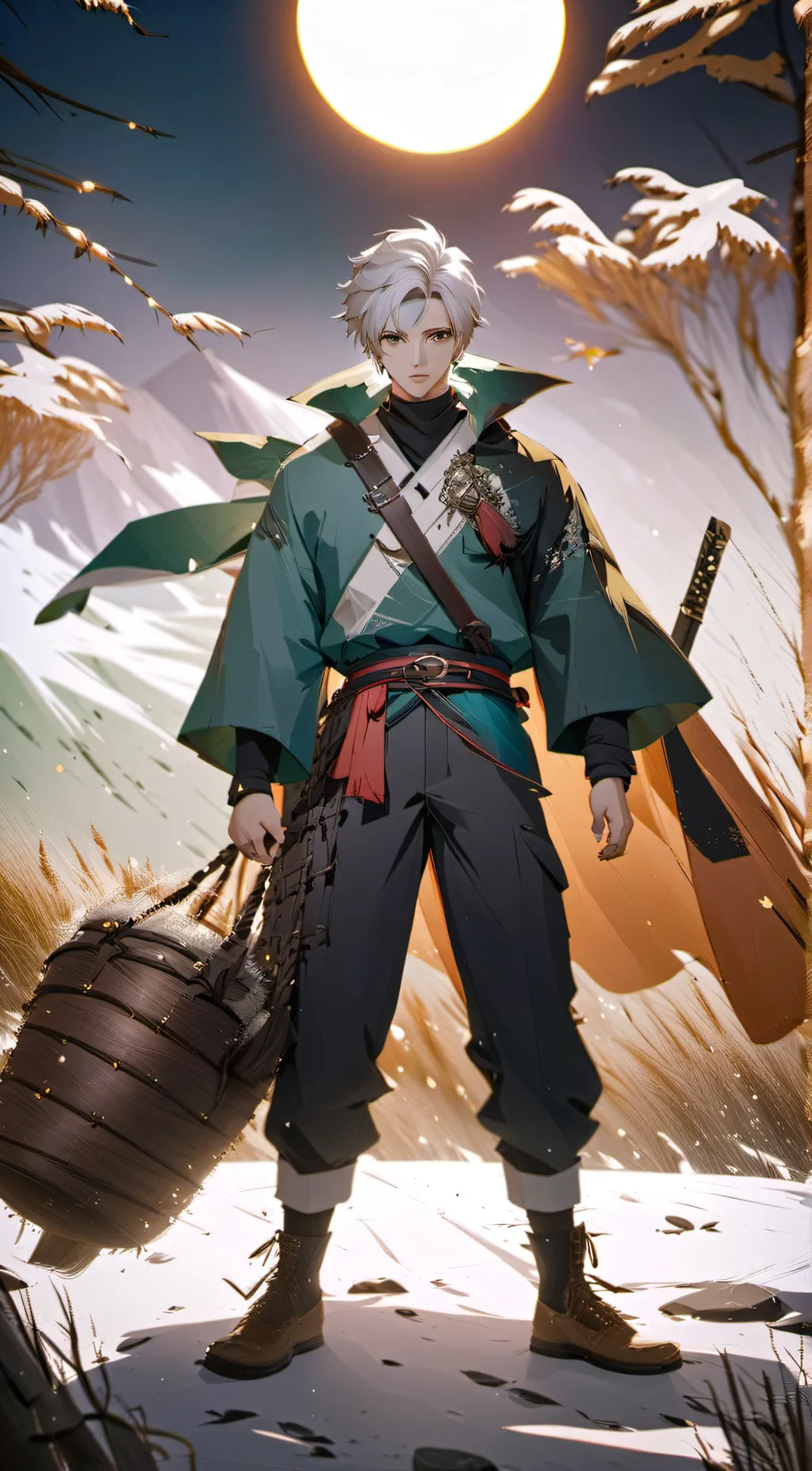 ai character: Leo background