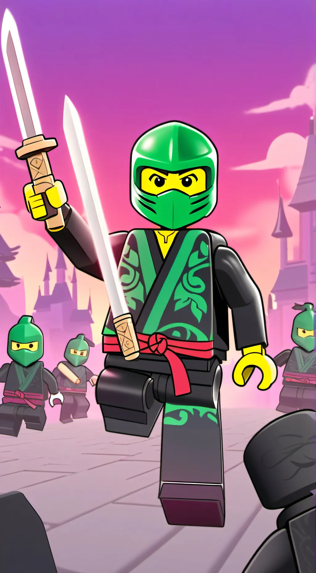ai character: Ninjago background