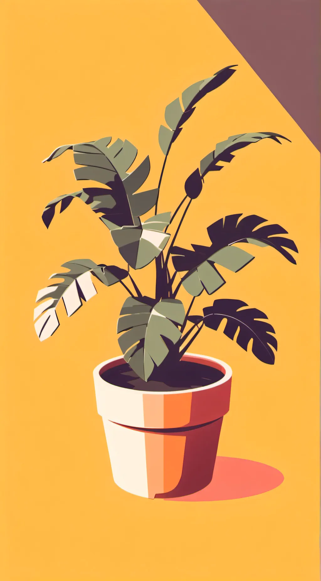 ai character: plant background