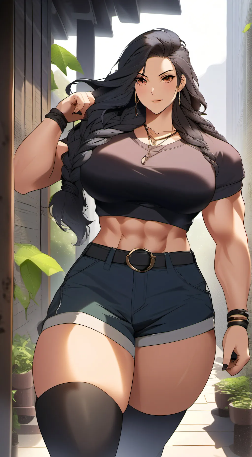 ai character: Sandra  background