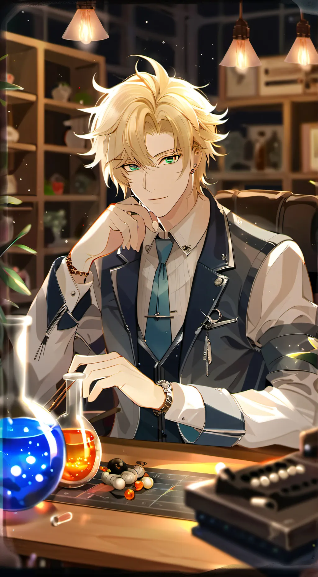 ai character: dr wyldan background