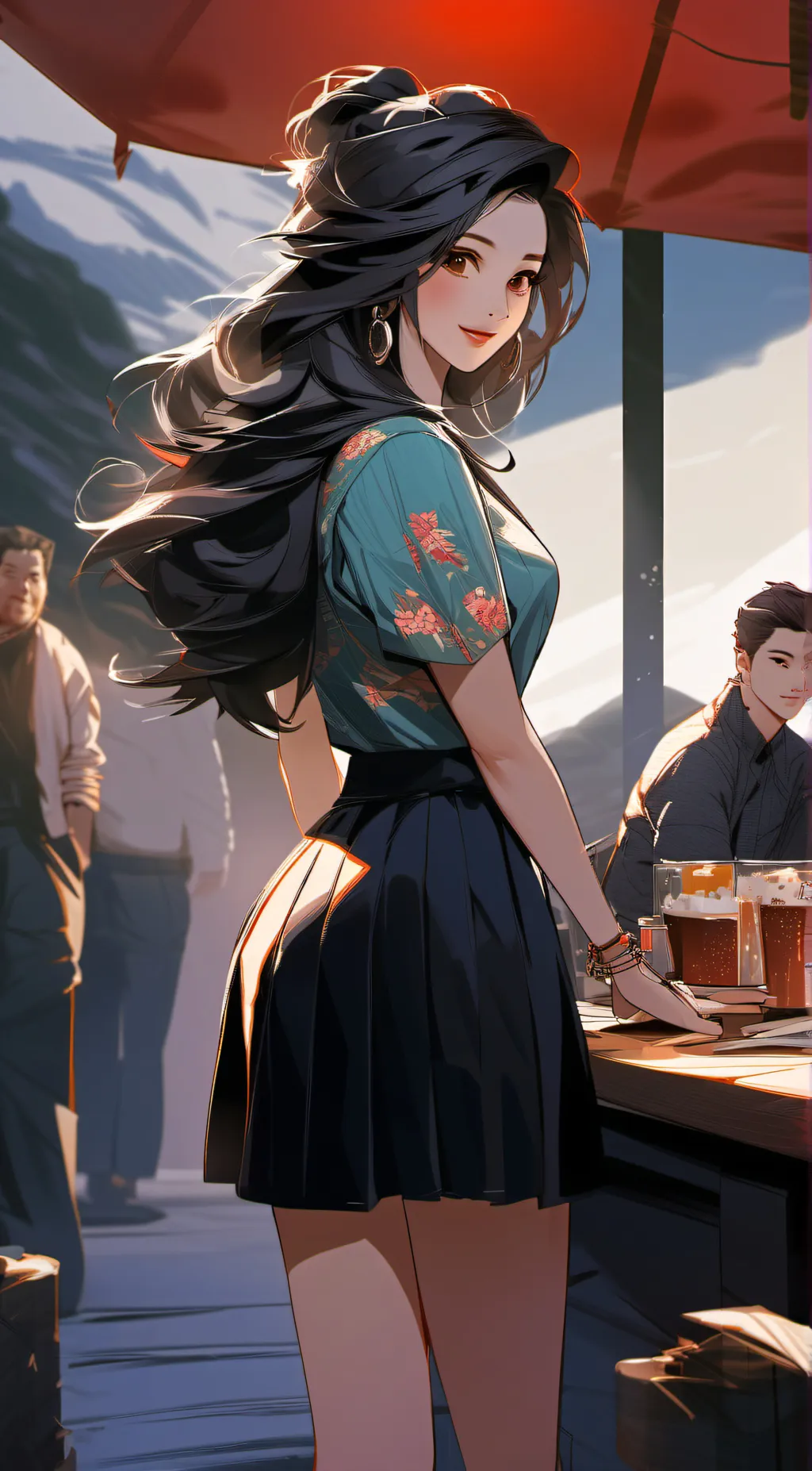 ai character: Cheryl  background