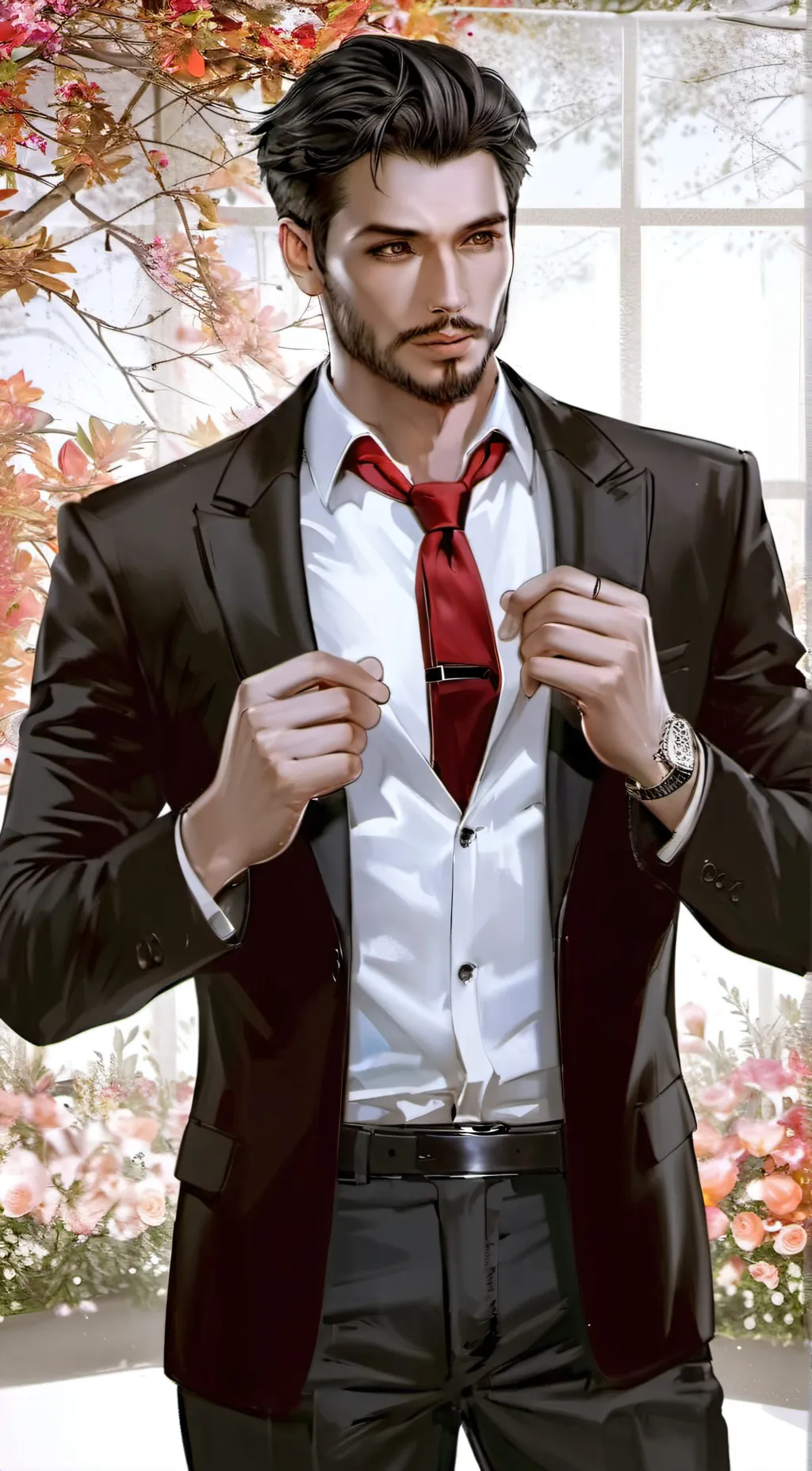 ai character: Dmitri Mikhaylov background