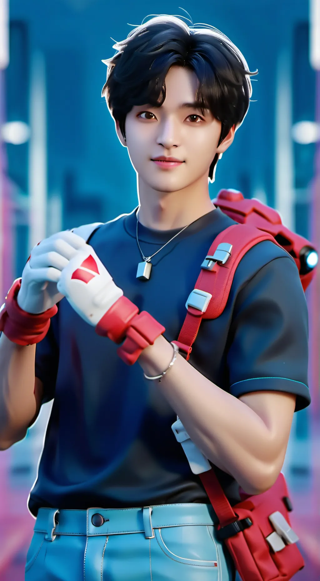 ai character: Lee Haechan background