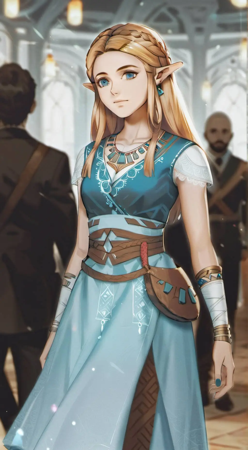 ai character: princess zelda background