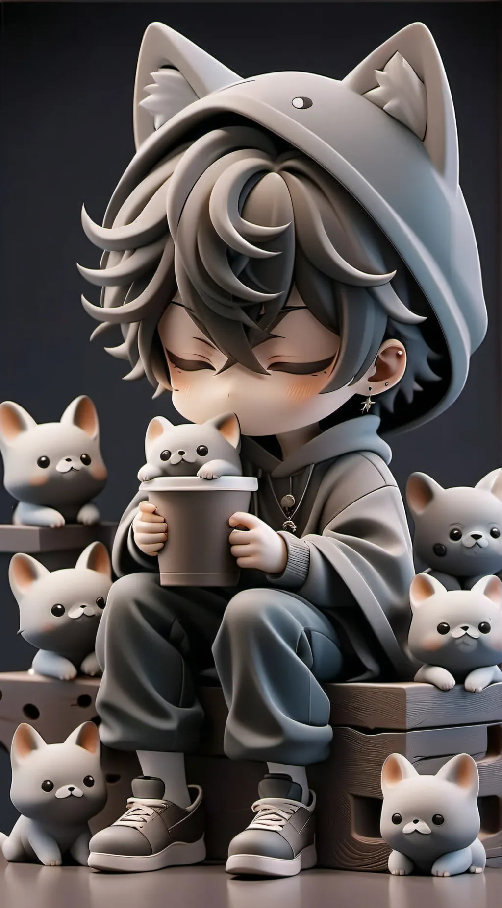 ai character: Catnap  background
