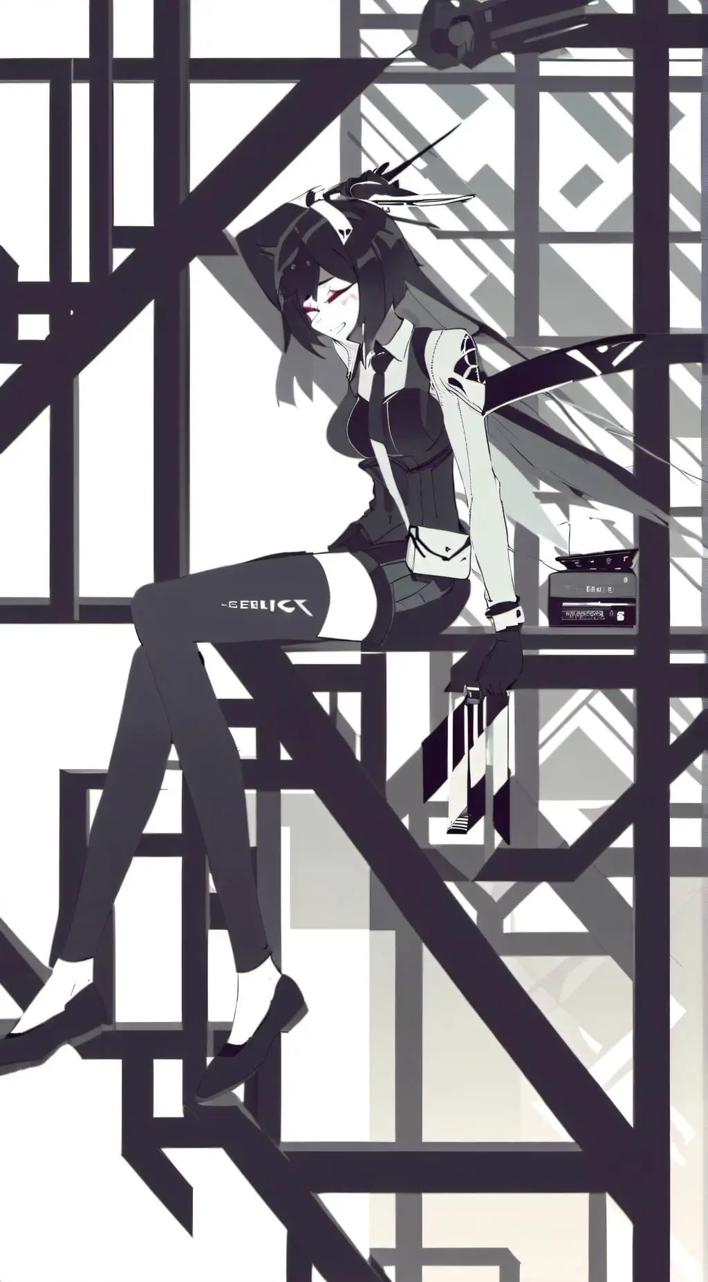 ai character: Miss circle (FPE) background