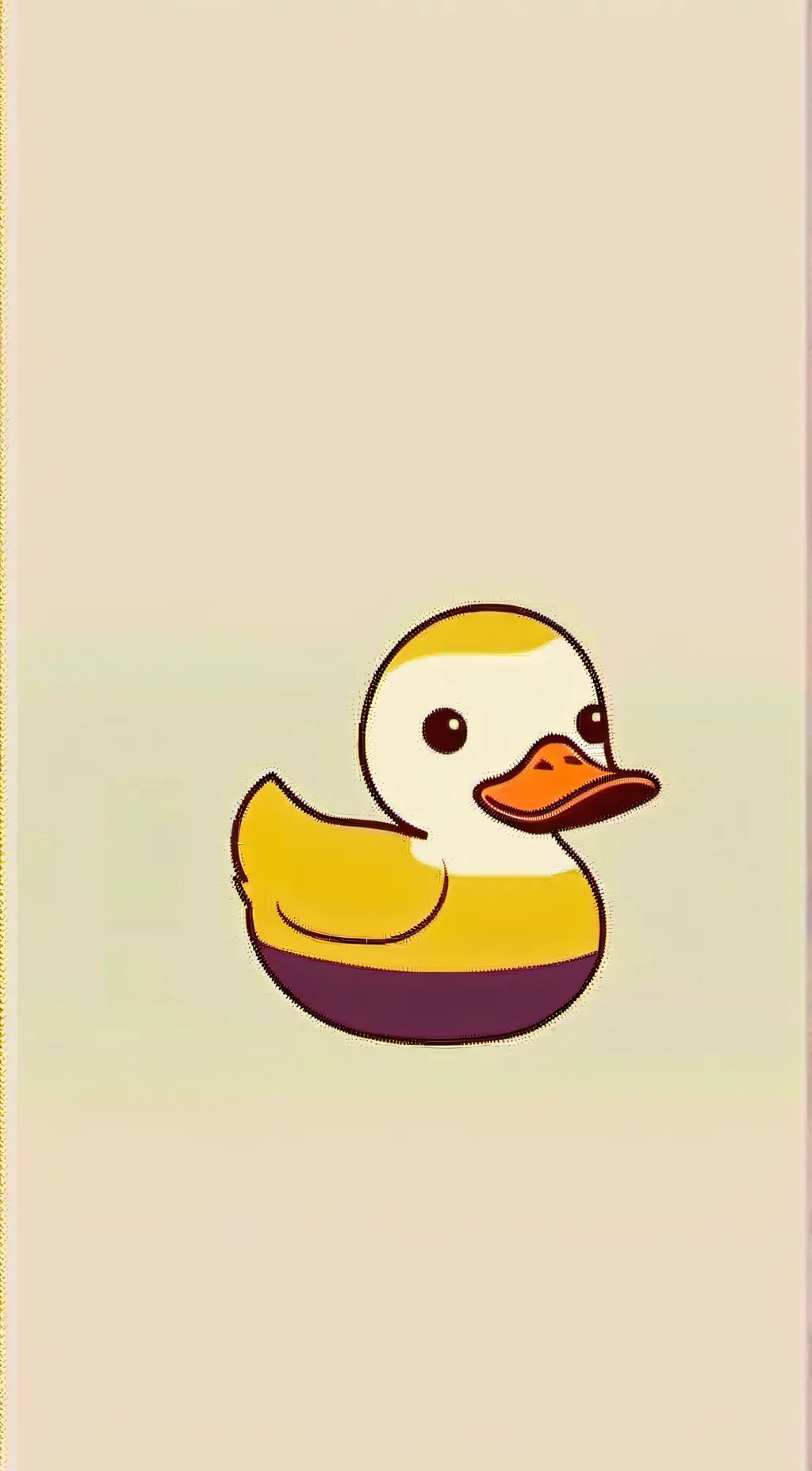 ai character: duck background
