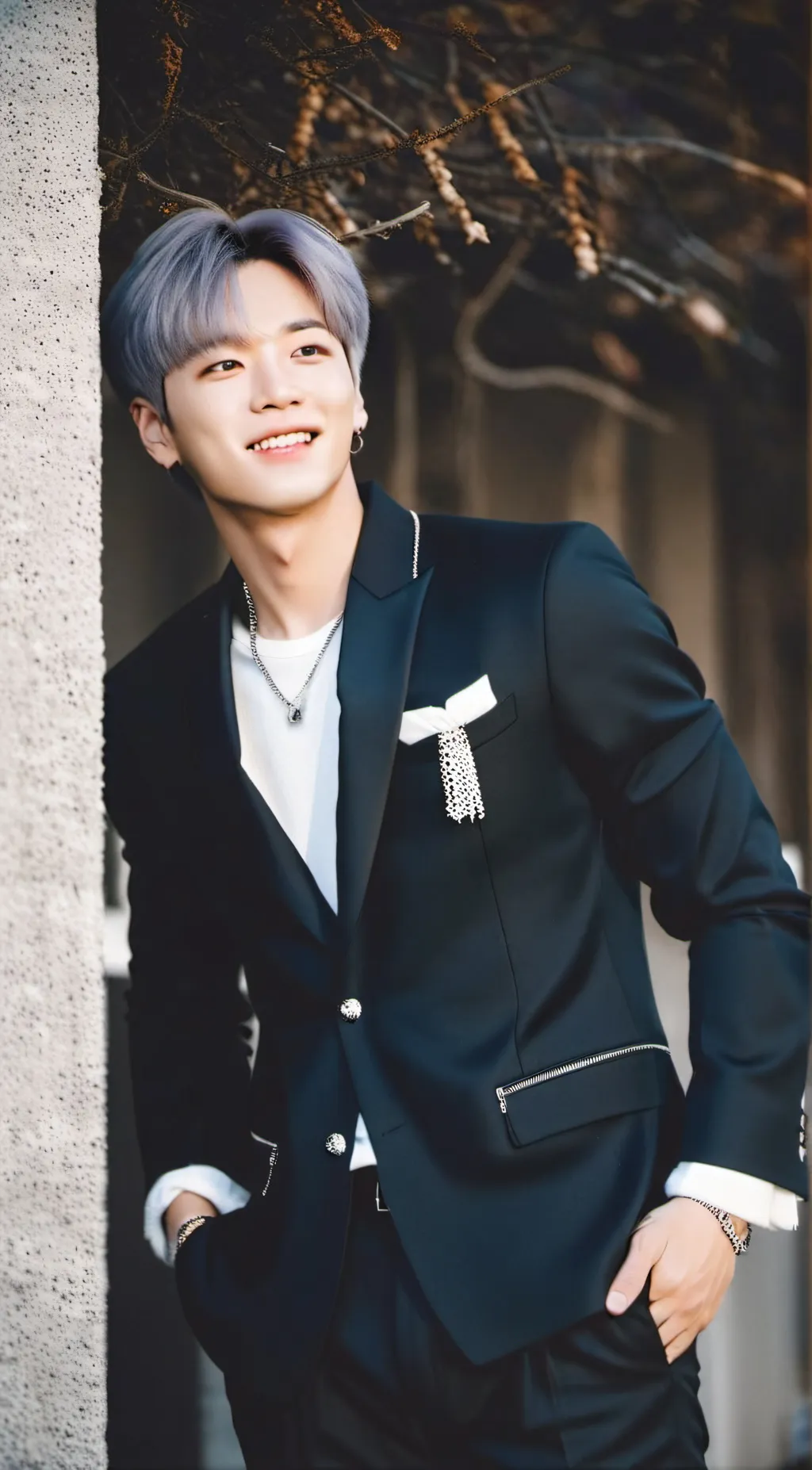 ai character: Park jimin  background