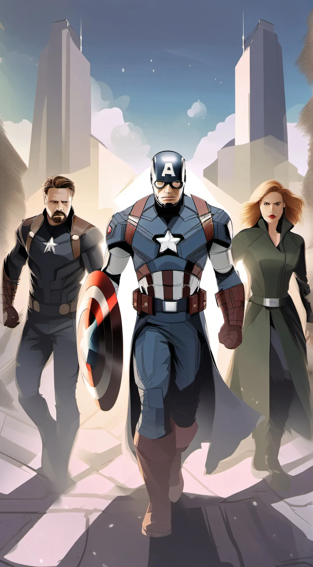 ai character: Avengers background