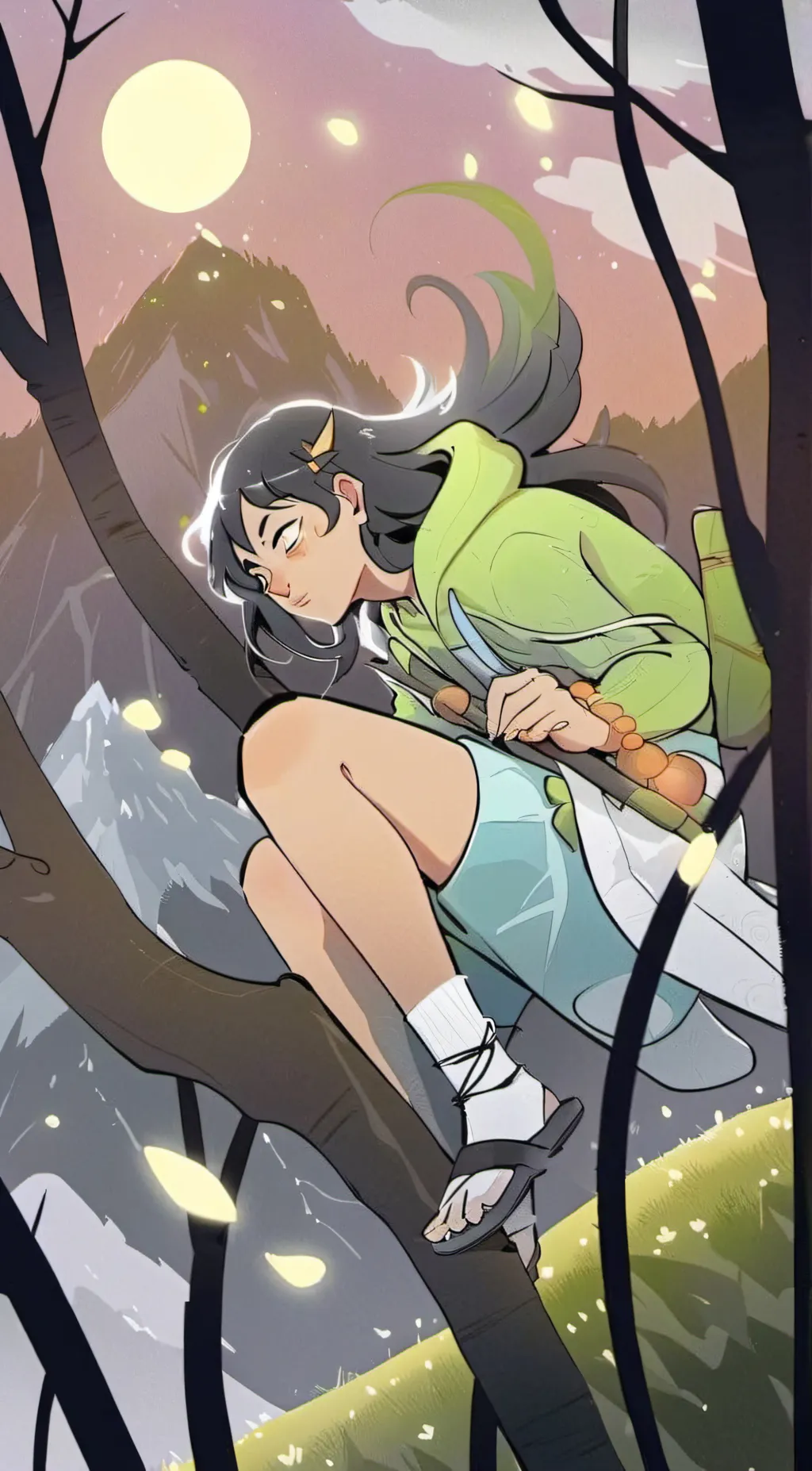 ai character: Morgen background