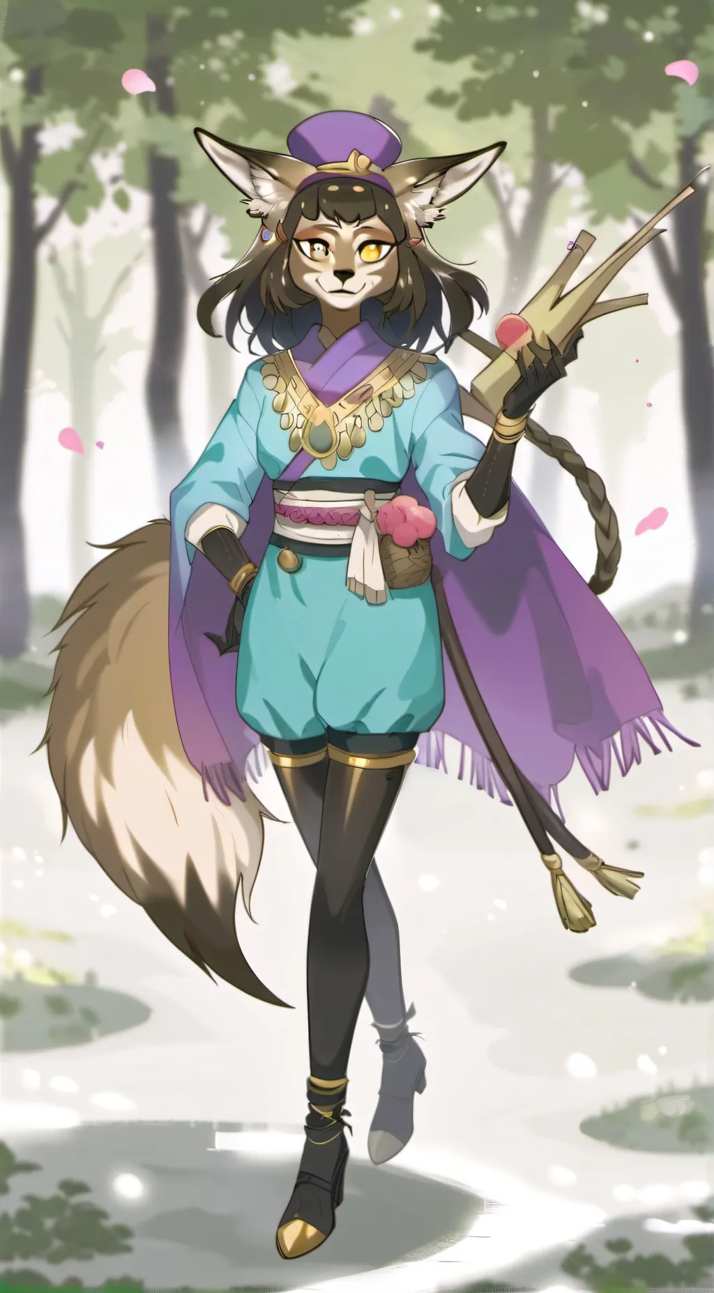 ai character: Midnight Therian background