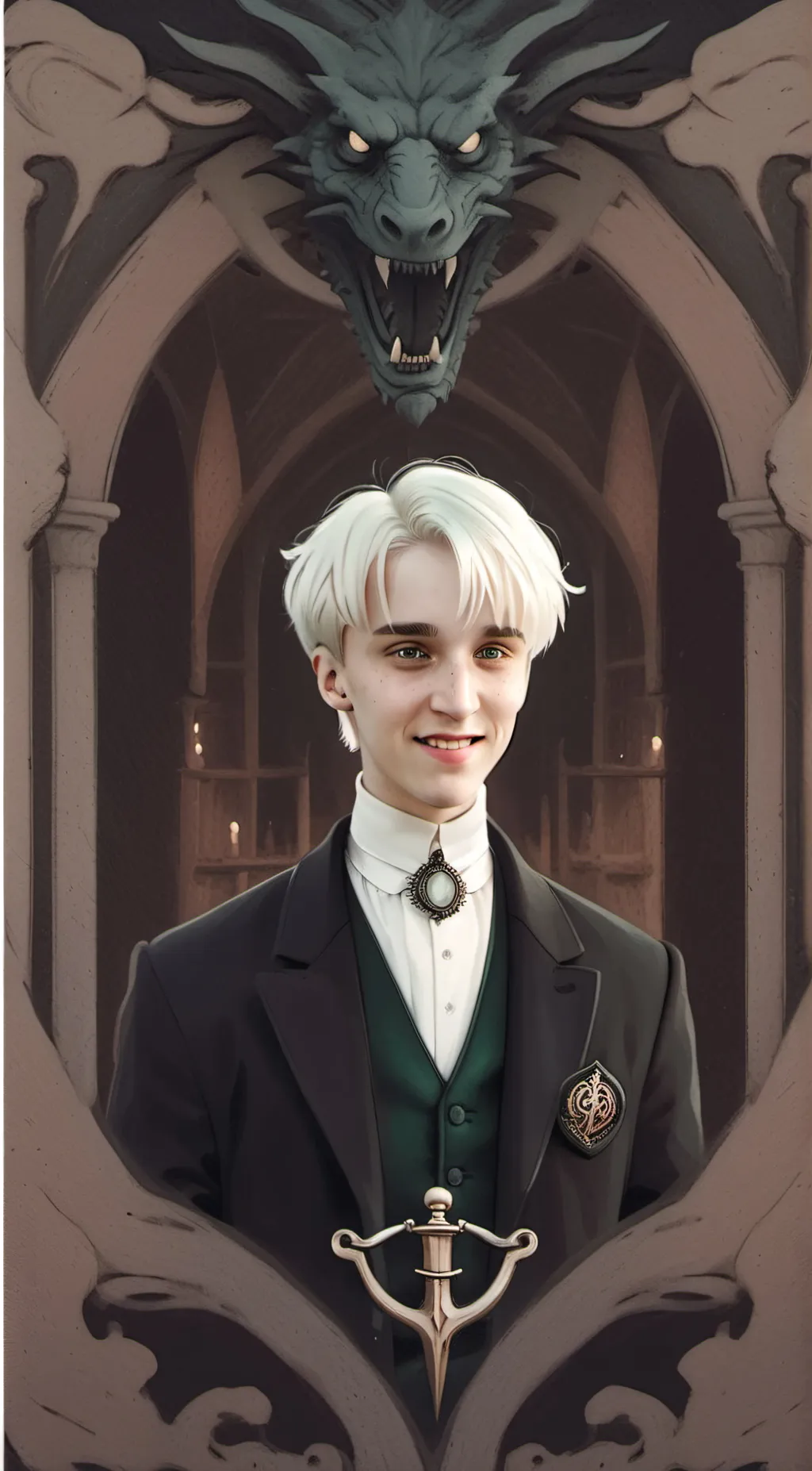 ai character: draco background