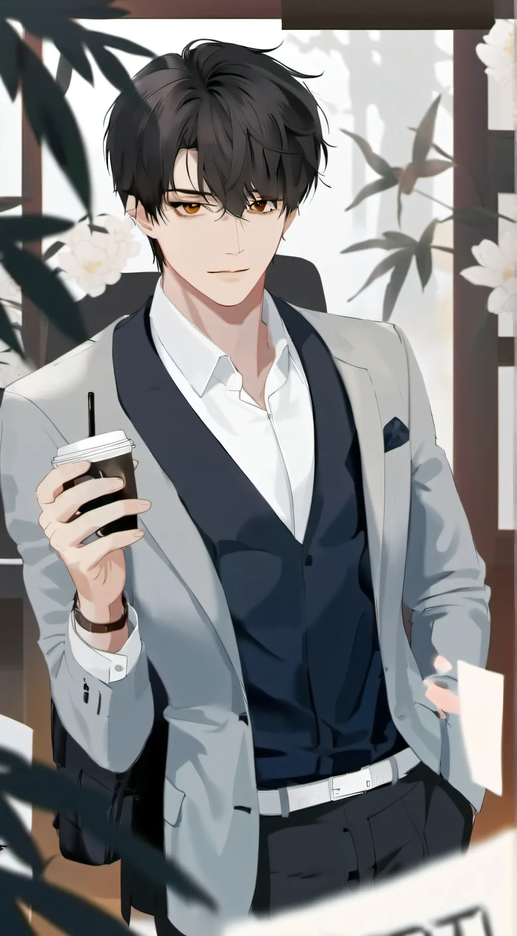 ai character: Leo background