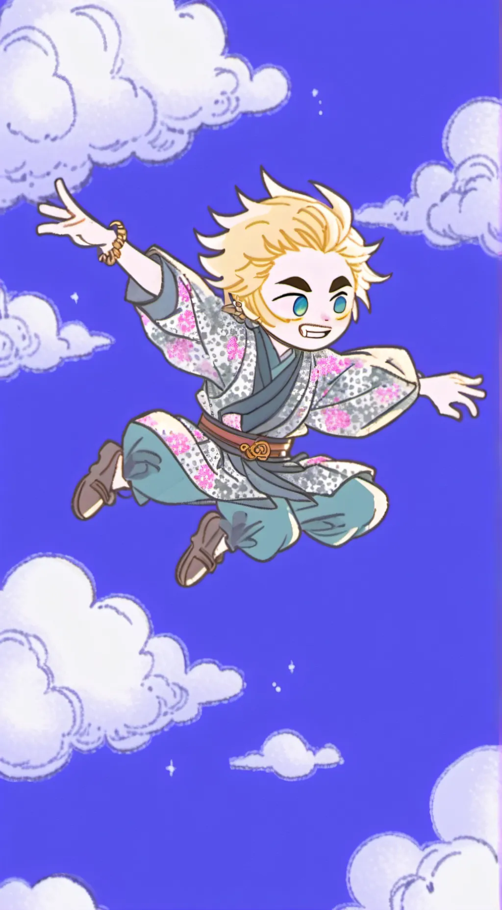 ai character: lucifer x alastor  background
