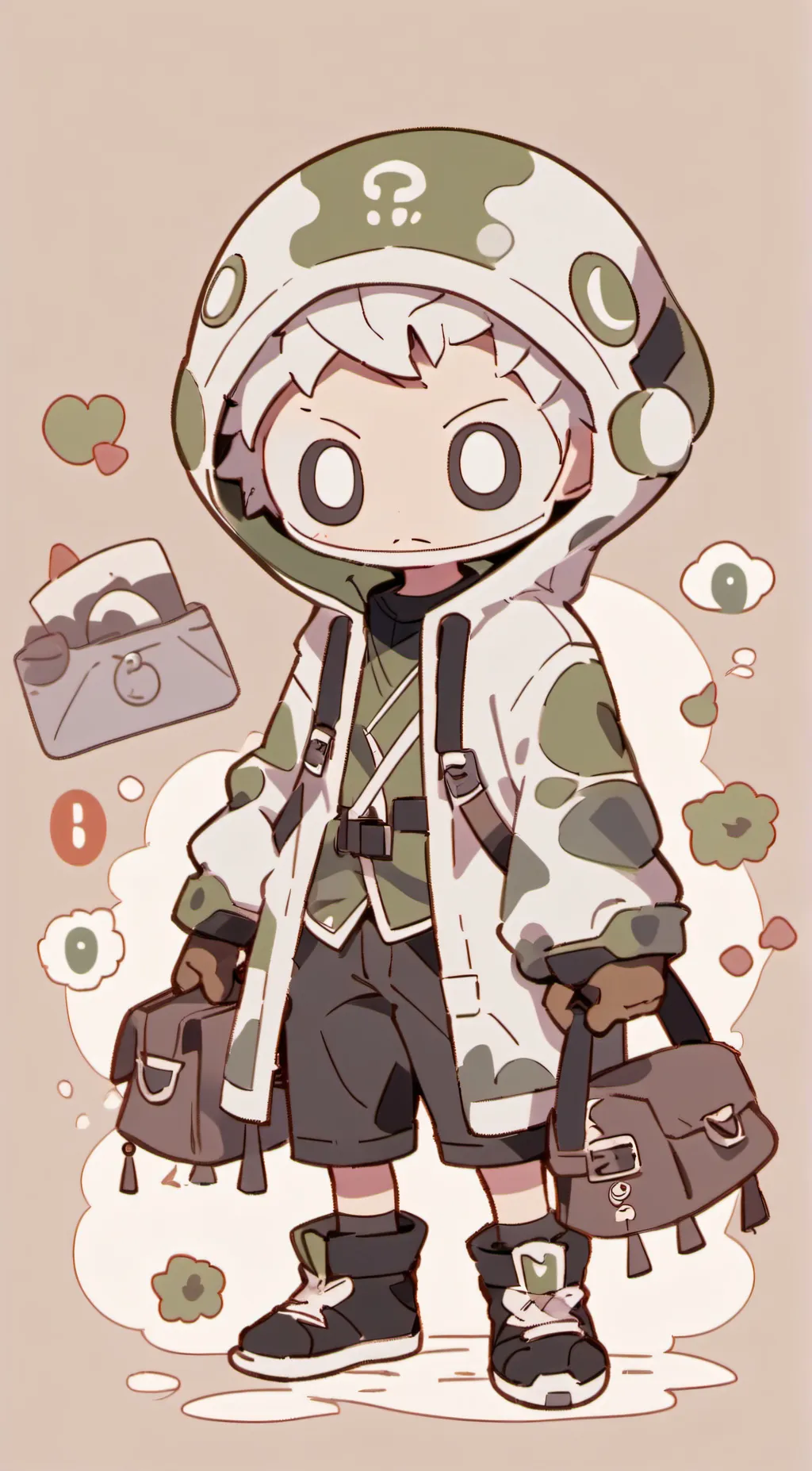 ai character: Zip background