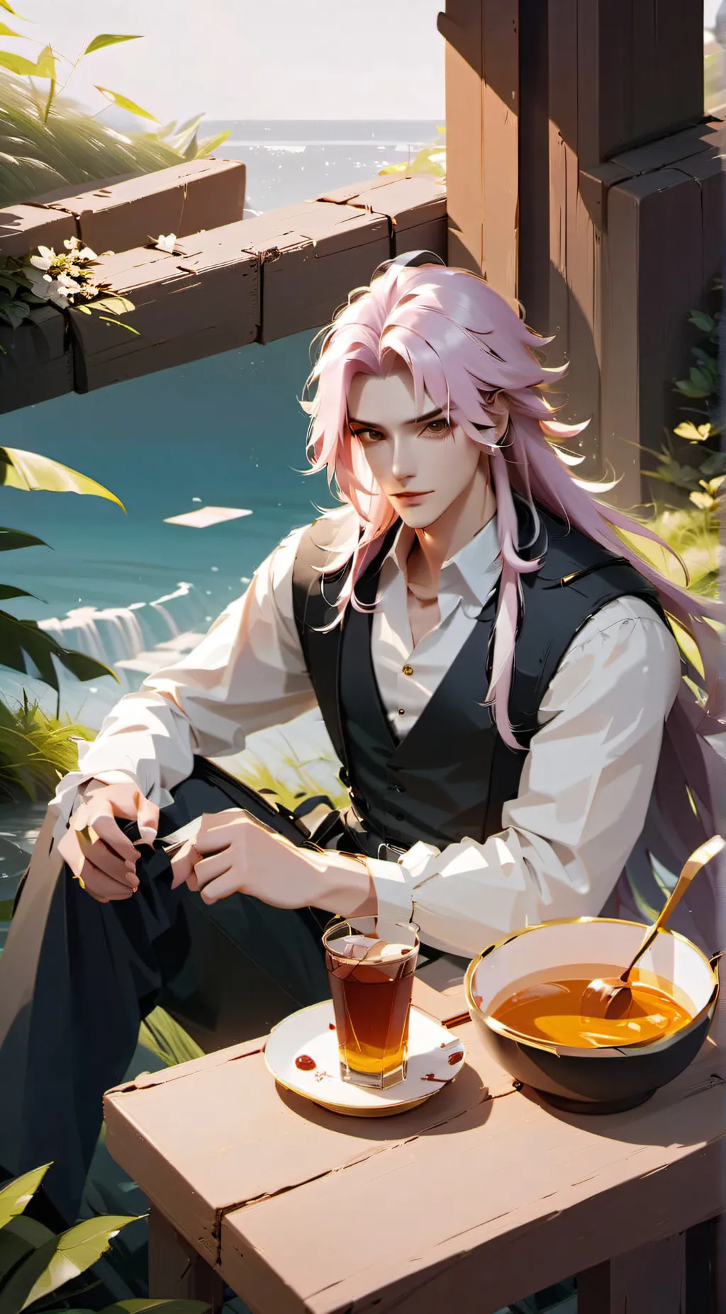 ai character: Oliver background