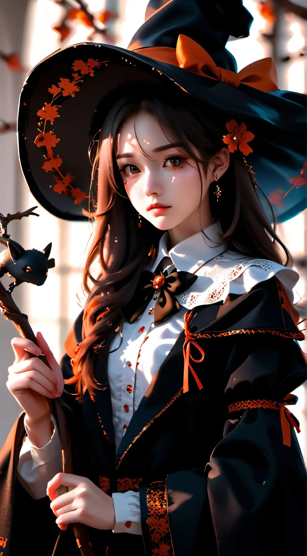 ai character: 𖤐Evelyn𖤐 background