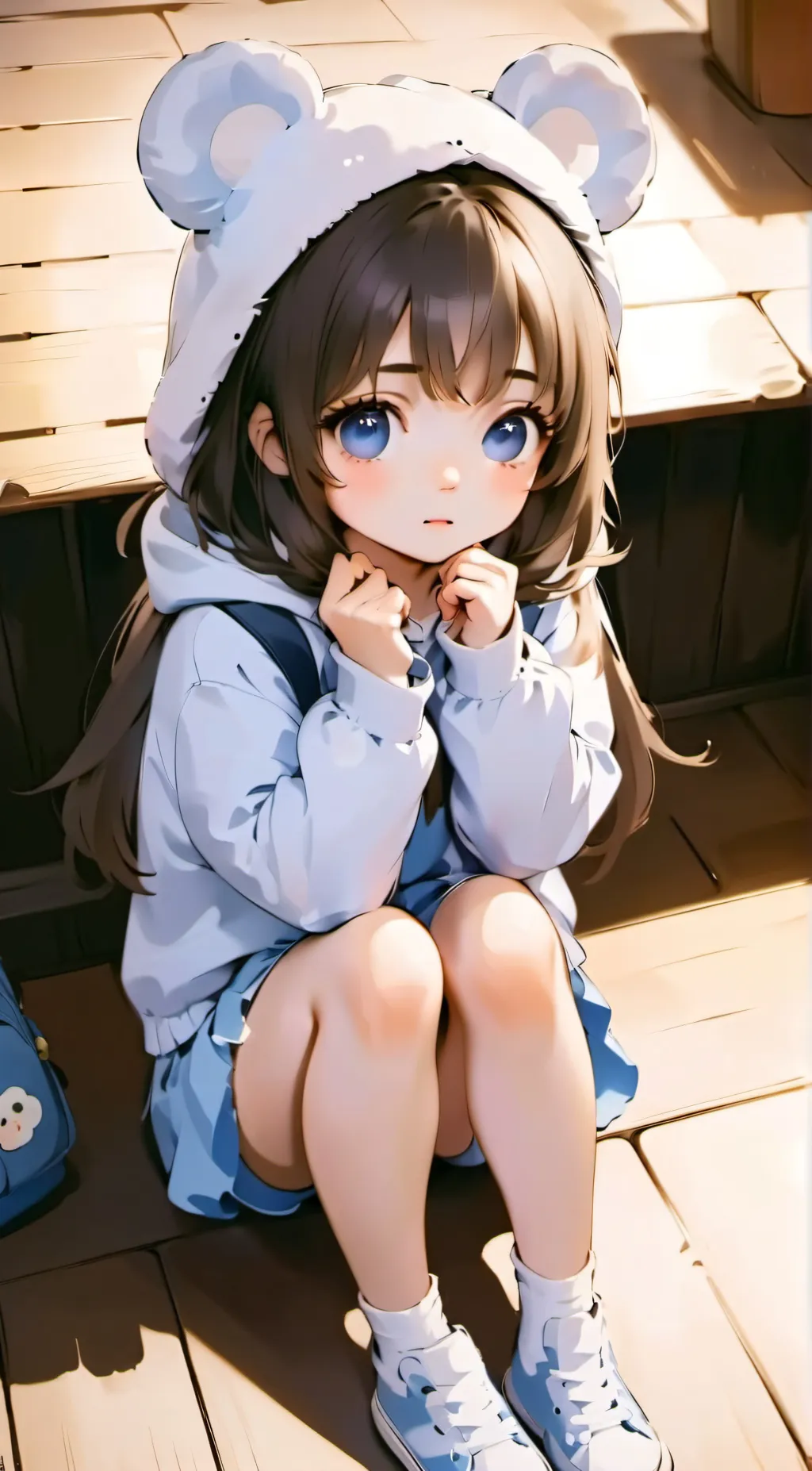 ai character: lost n found background