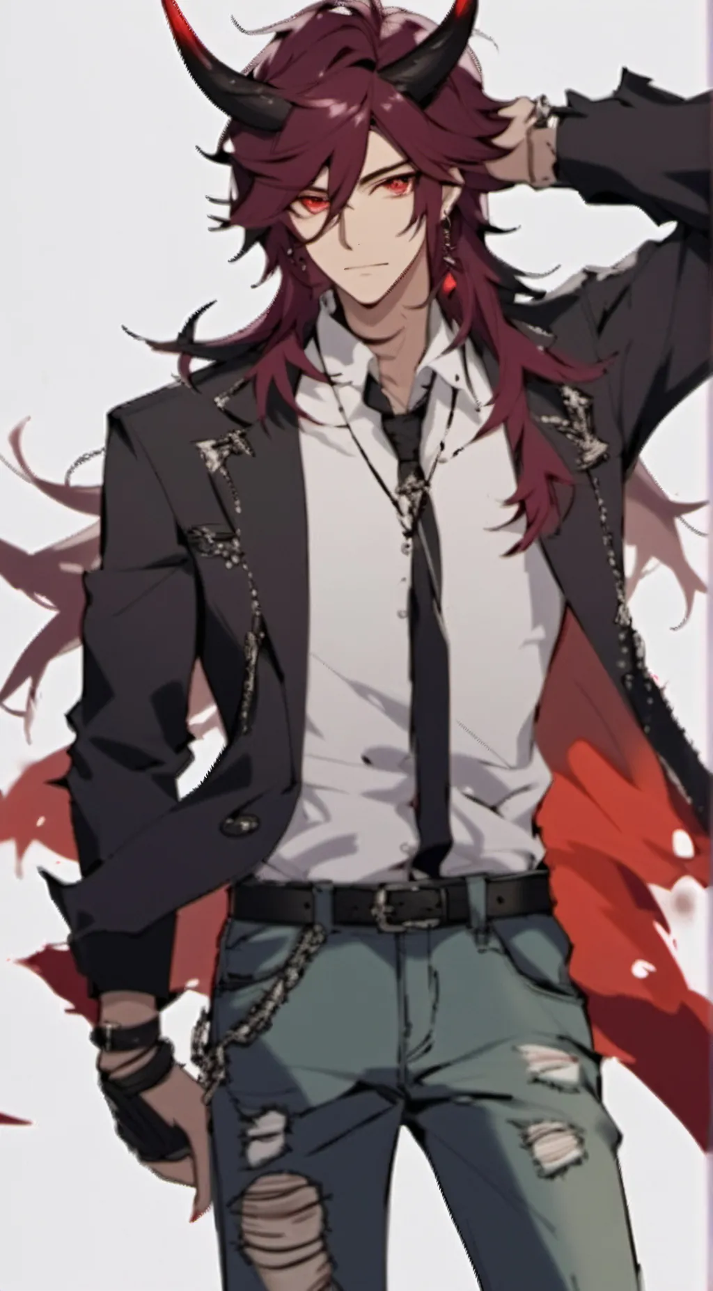 ai character: Luficer  background