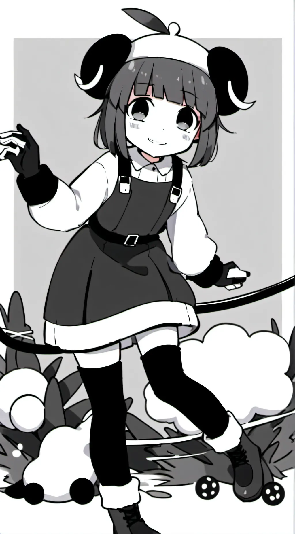 ai character: Core!frisk background