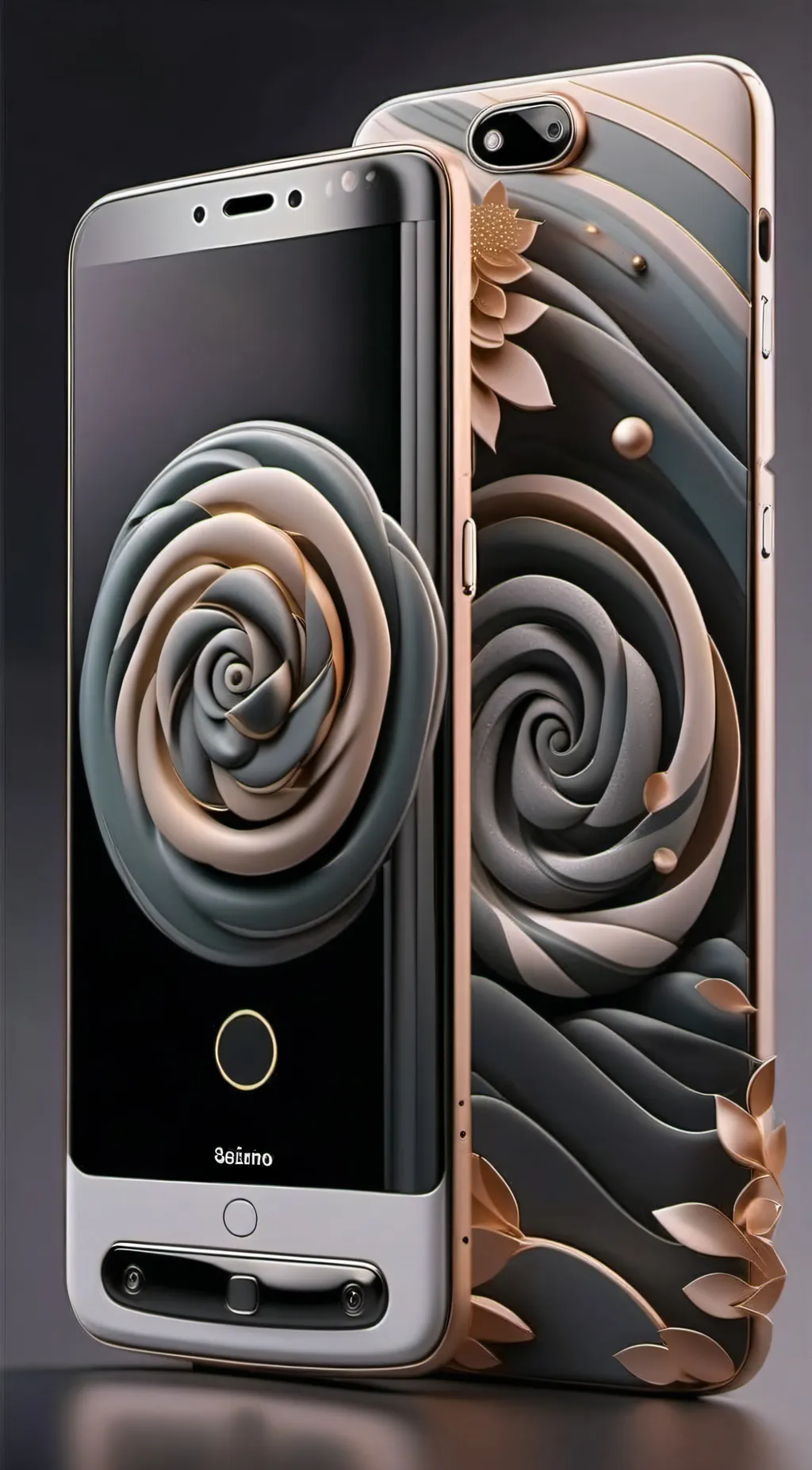 ai character: hypnotic phone background