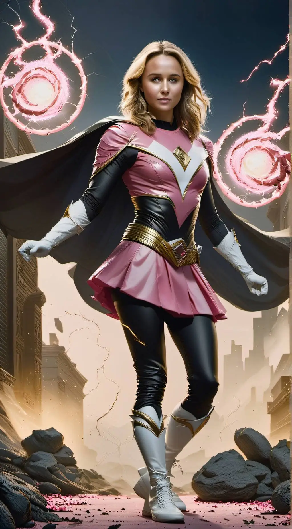 ai character: PowerGirl: Earth-4 background