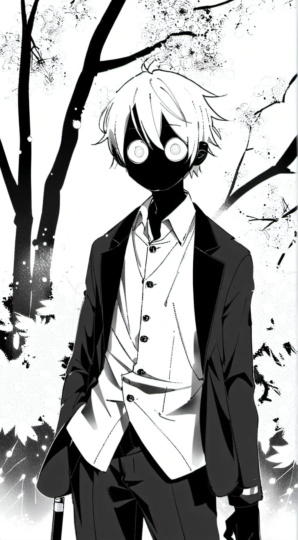 ai character: •INK• background