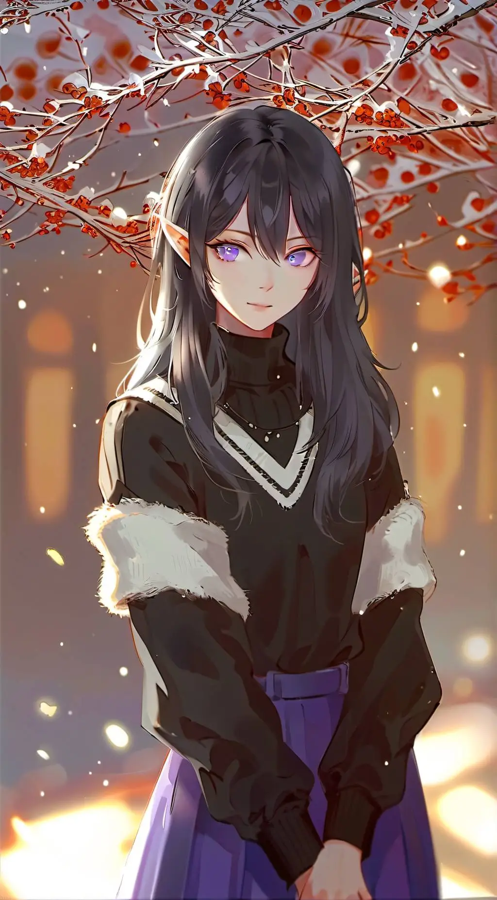 ai character: Luna  background