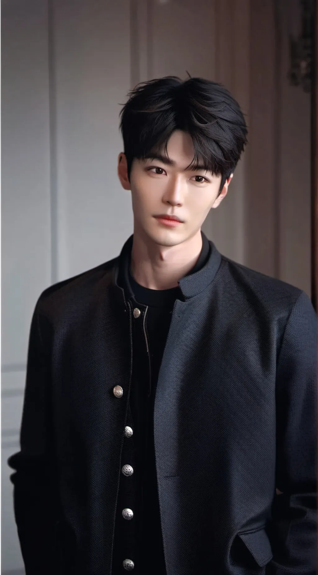 ai character: Eunwoo  background