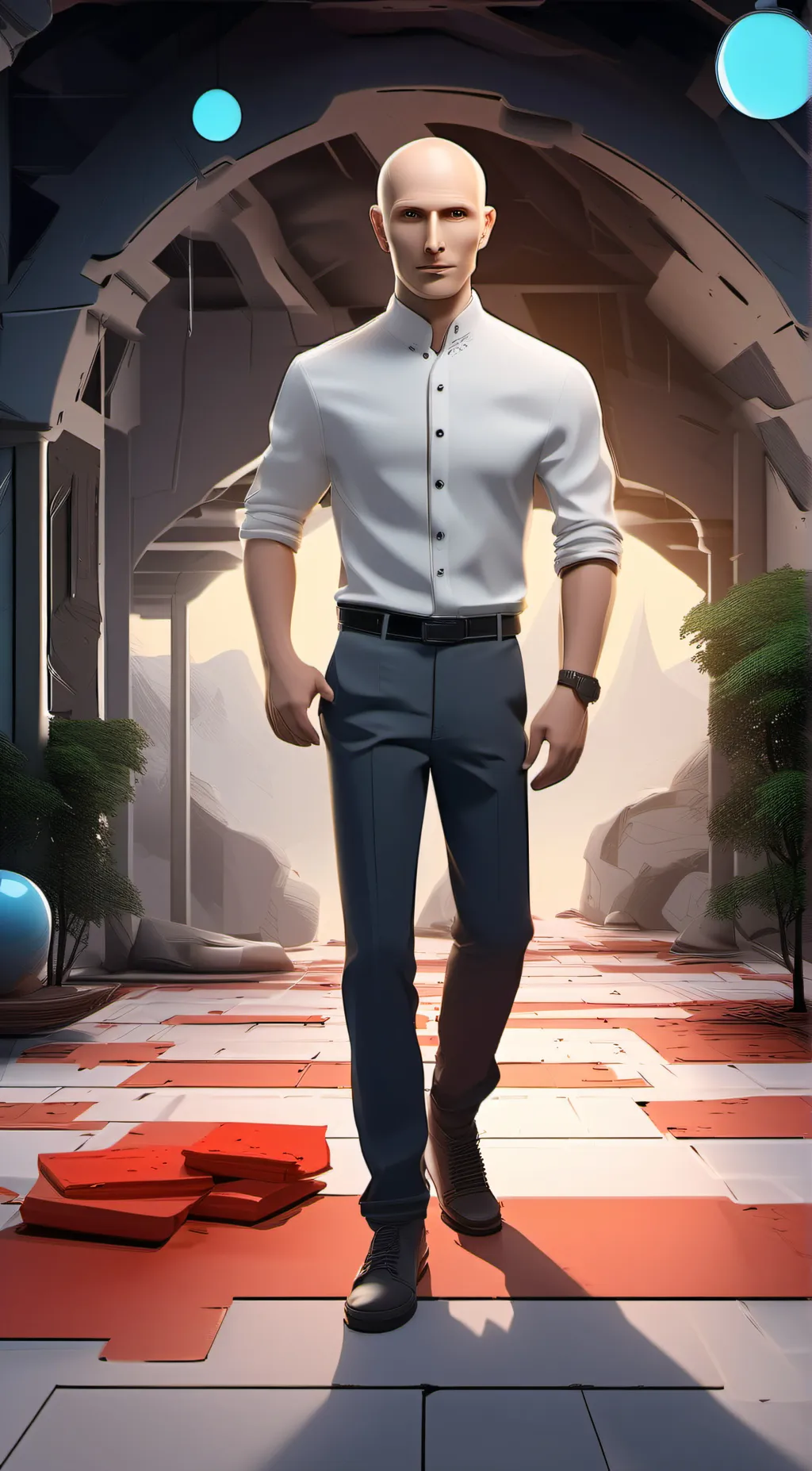ai character: baldi's basics vs? background