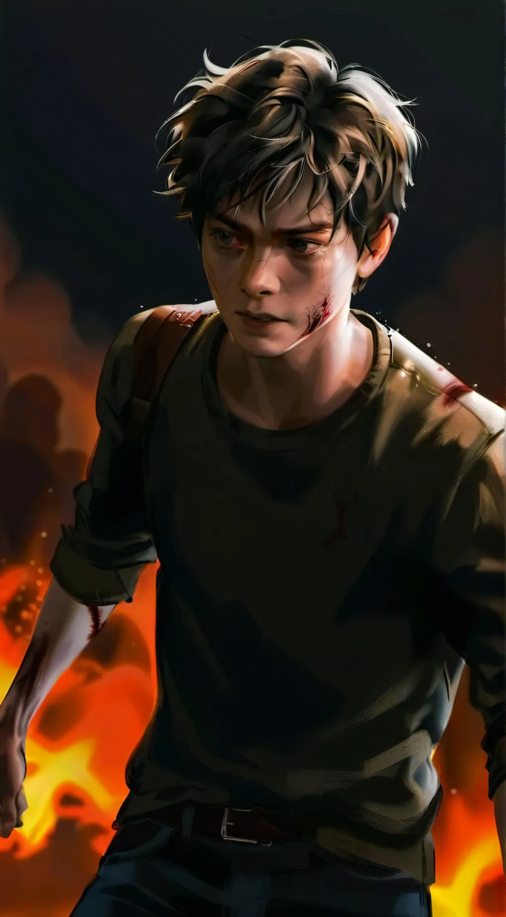 ai character: Newt  background