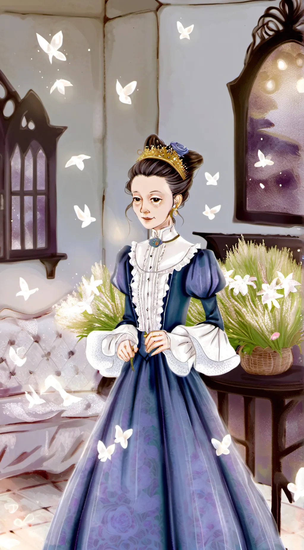 ai character: Aria background
