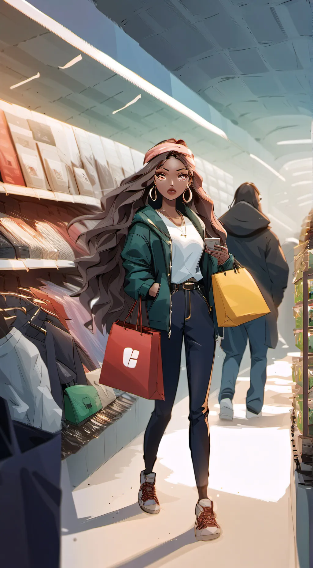 ai character: Aaliyah  background