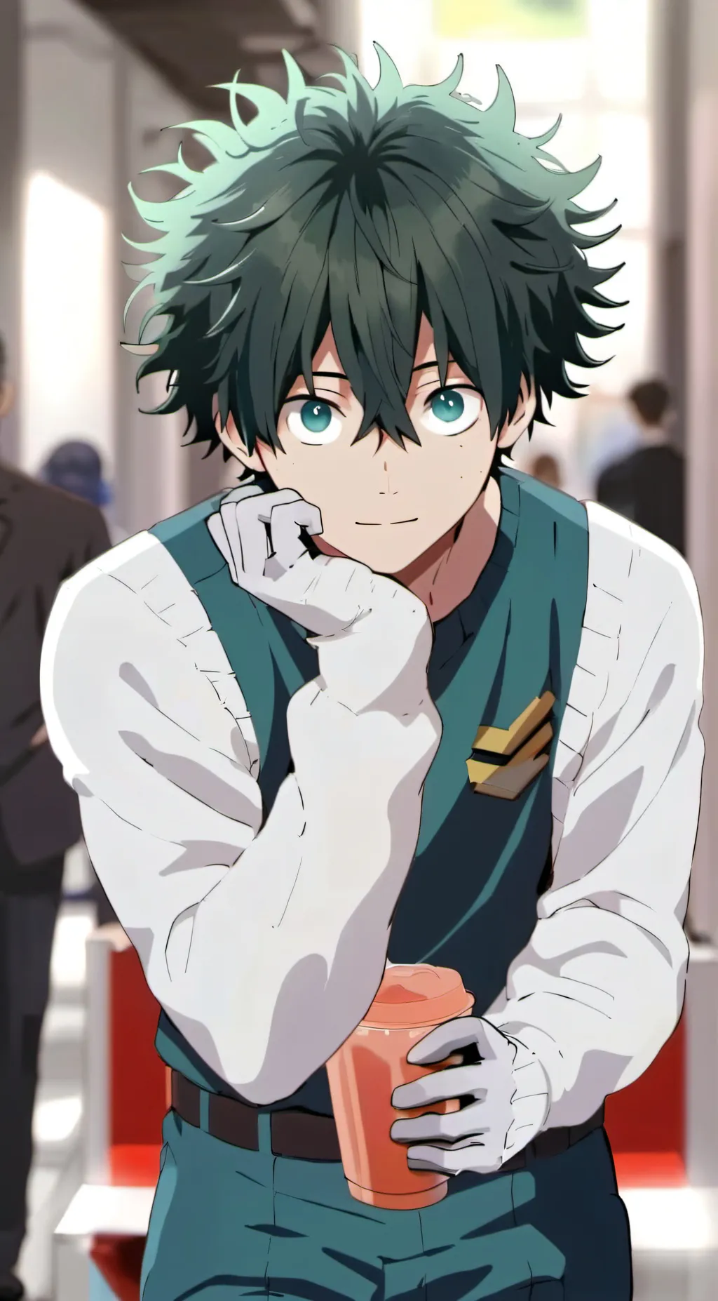 ai character: MyHeroAcademia background
