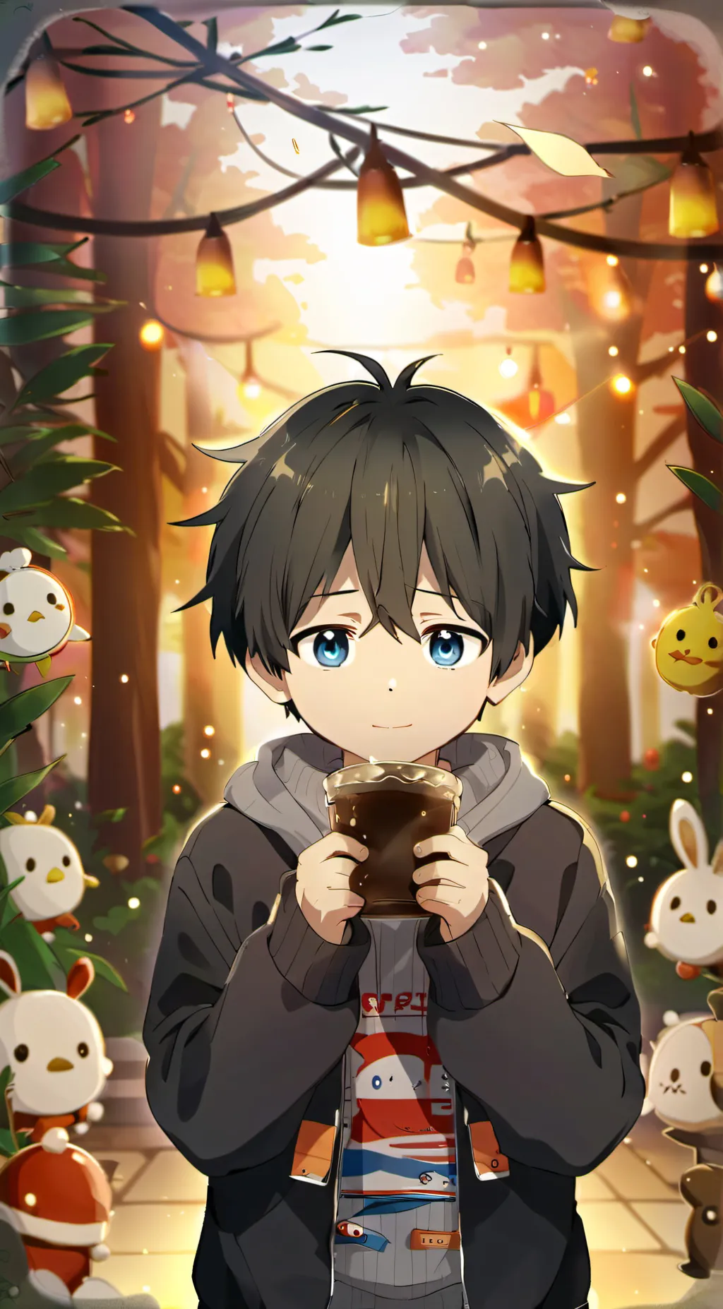 ai character: Andy  background